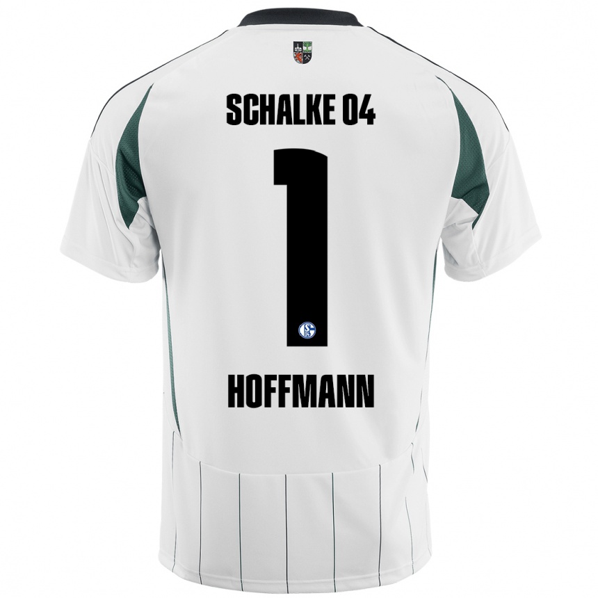 Niño Fútbol Camiseta Ron-Thorben Hoffmann #1 Blanco Verde 2ª Equipación 2024/25 México