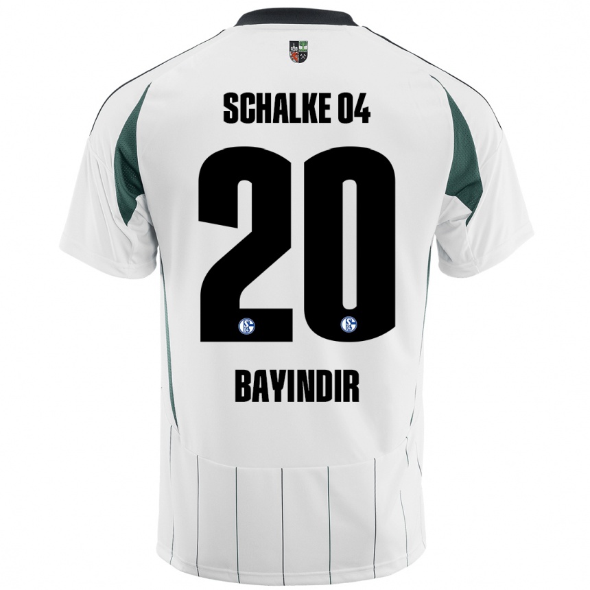 Niño Fútbol Camiseta Aris Bayindir #20 Blanco Verde 2ª Equipación 2024/25 México