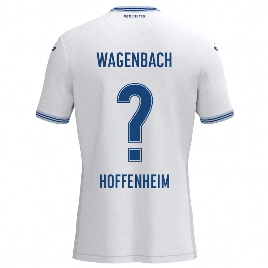 Niño Fútbol Camiseta Lion Wagenbach #0 Blanco Azul 2ª Equipación 2024/25 México