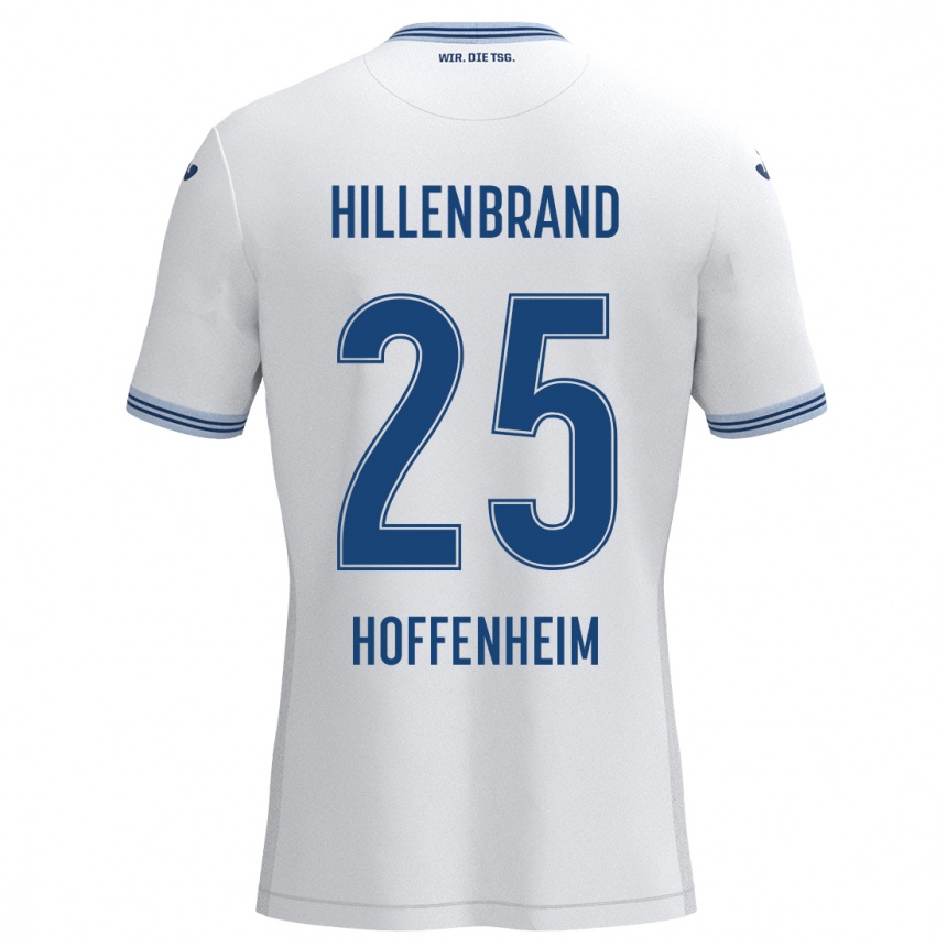 Niño Fútbol Camiseta Jack Hillenbrand #25 Blanco Azul 2ª Equipación 2024/25 México