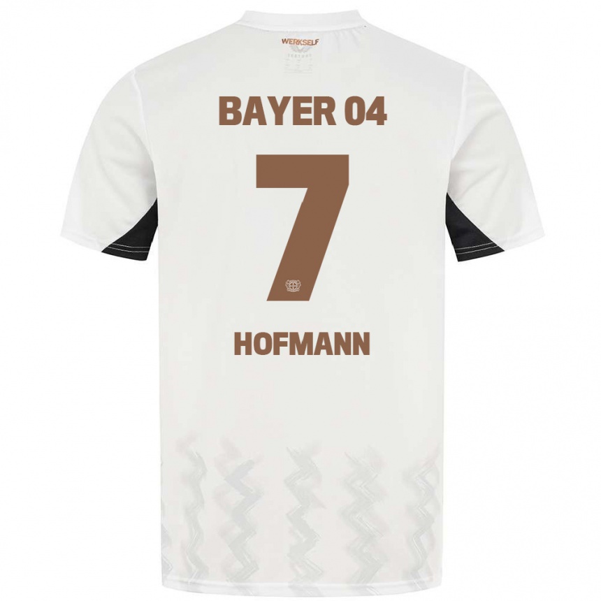 Niño Fútbol Camiseta Jonas Hofmann #7 Blanco Negro 2ª Equipación 2024/25 México