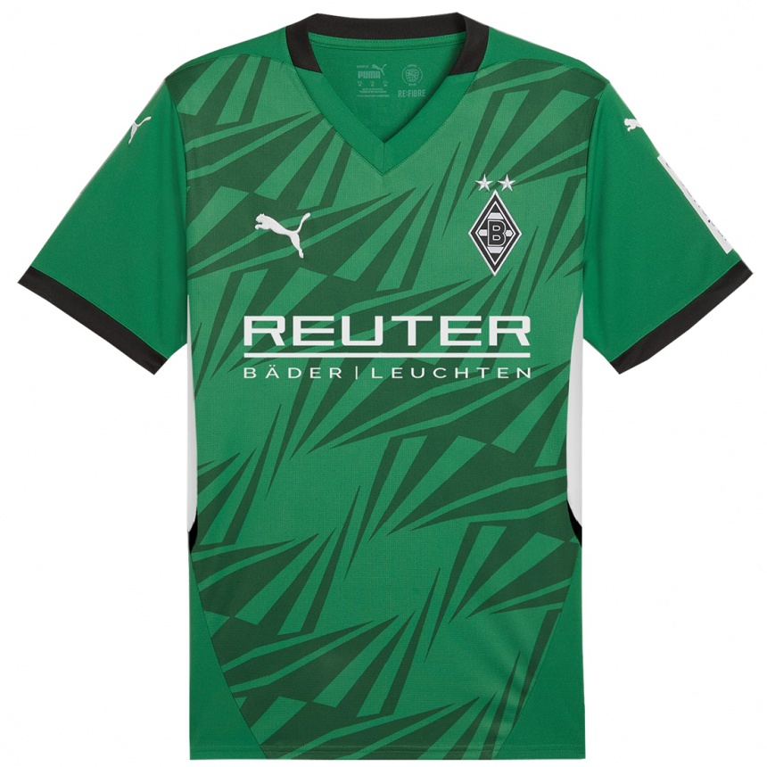 Niño Fútbol Camiseta Mattis Fleer #0 Verde Blanco 2ª Equipación 2024/25 México