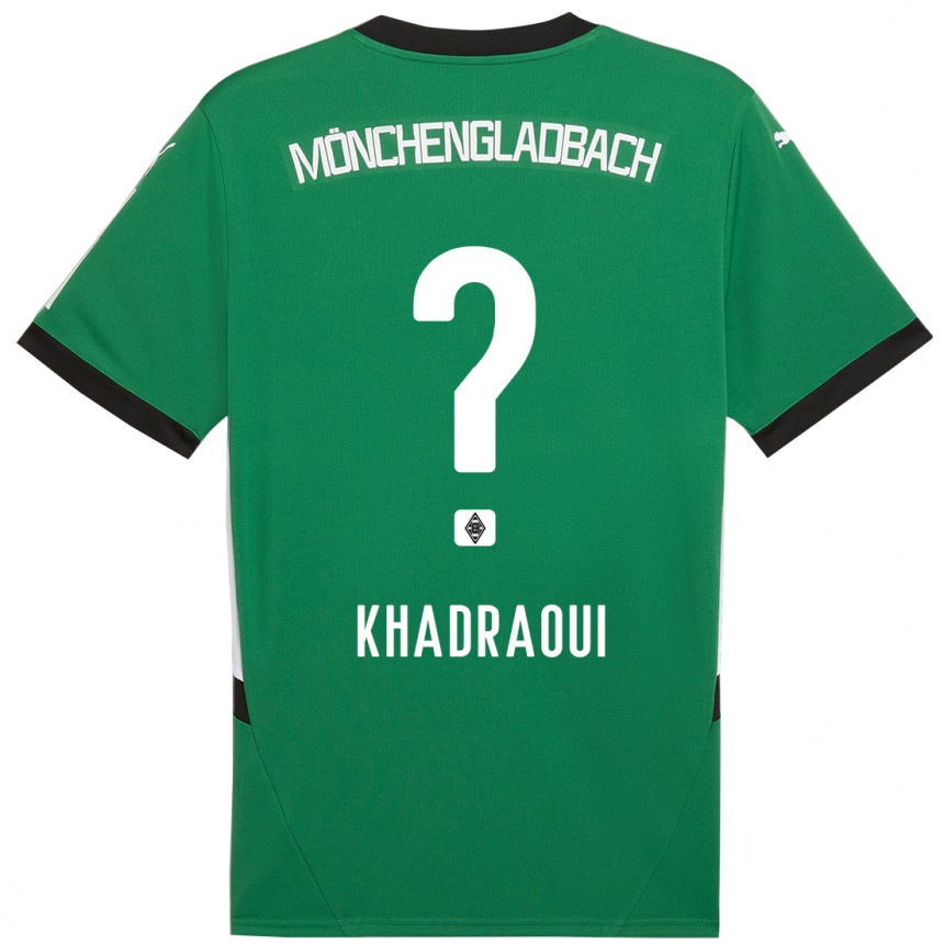 Niño Fútbol Camiseta Elias Khadraoui #0 Verde Blanco 2ª Equipación 2024/25 México