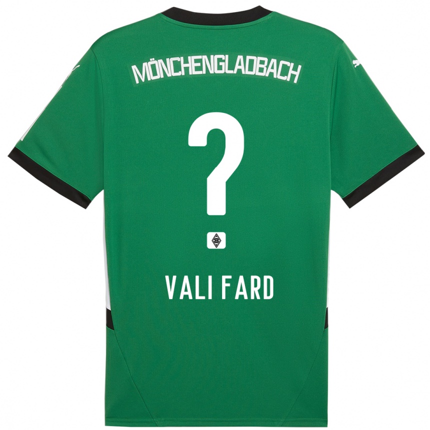 Niño Fútbol Camiseta Elias Vali Fard #0 Verde Blanco 2ª Equipación 2024/25 México