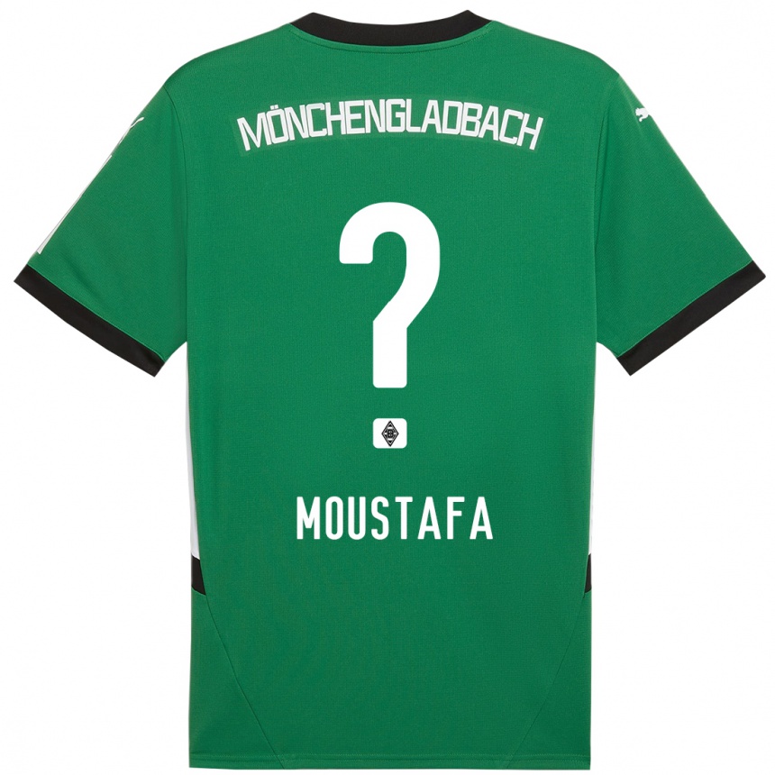 Niño Fútbol Camiseta Seif Ashraf Moustafa #0 Verde Blanco 2ª Equipación 2024/25 México