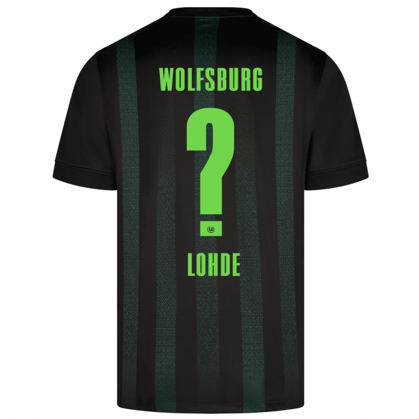 Niño Fútbol Camiseta Sven Lohde #0 Verde Oscuro 2ª Equipación 2024/25 México