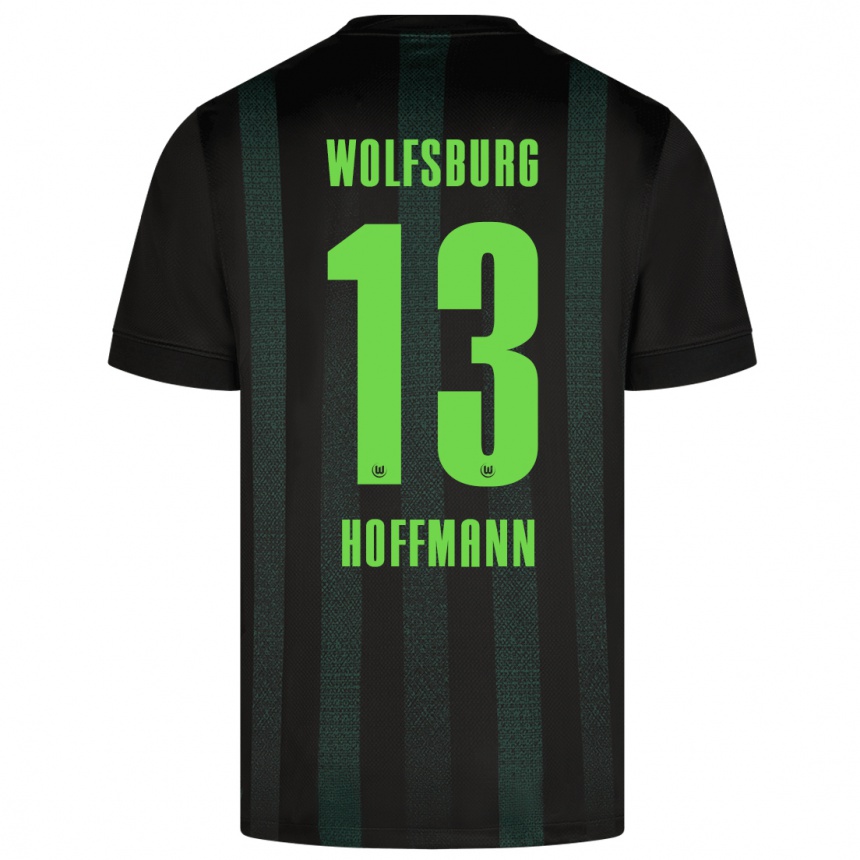 Niño Fútbol Camiseta Nils Hoffmann #13 Verde Oscuro 2ª Equipación 2024/25 México