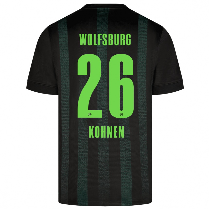 Niño Fútbol Camiseta Ben Kohnen #26 Verde Oscuro 2ª Equipación 2024/25 México