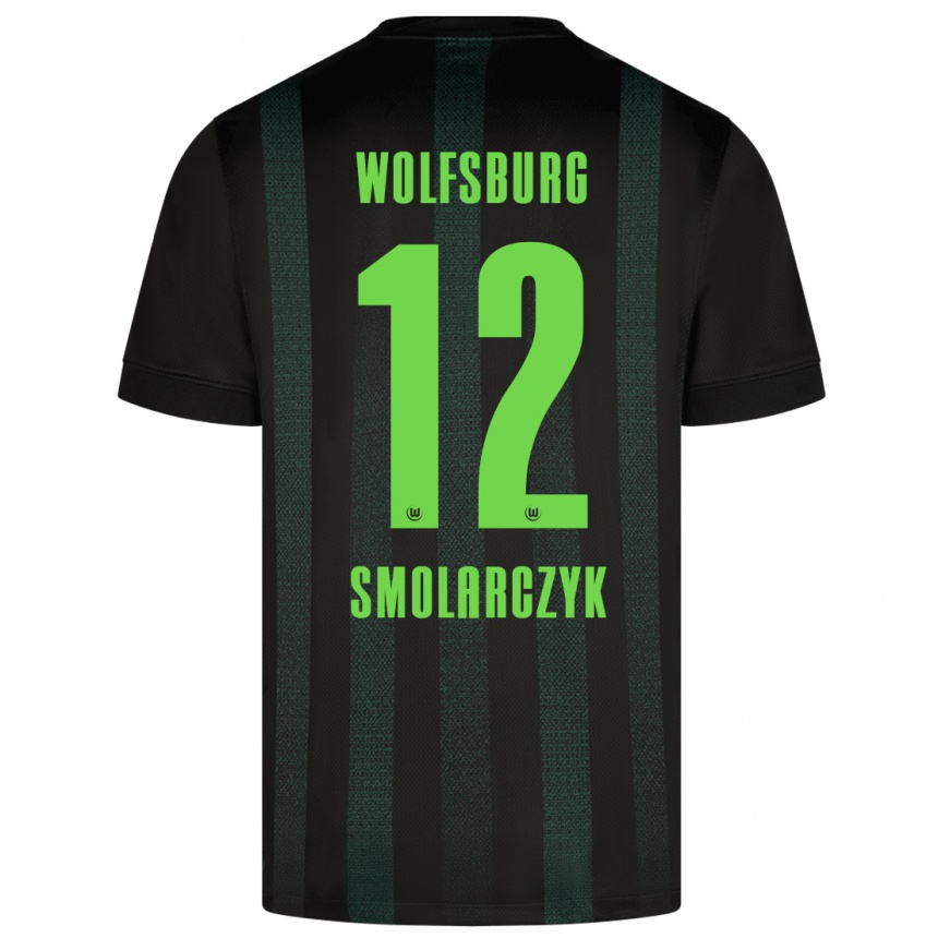 Niño Fútbol Camiseta Nelly Smolarczyk #12 Verde Oscuro 2ª Equipación 2024/25 México