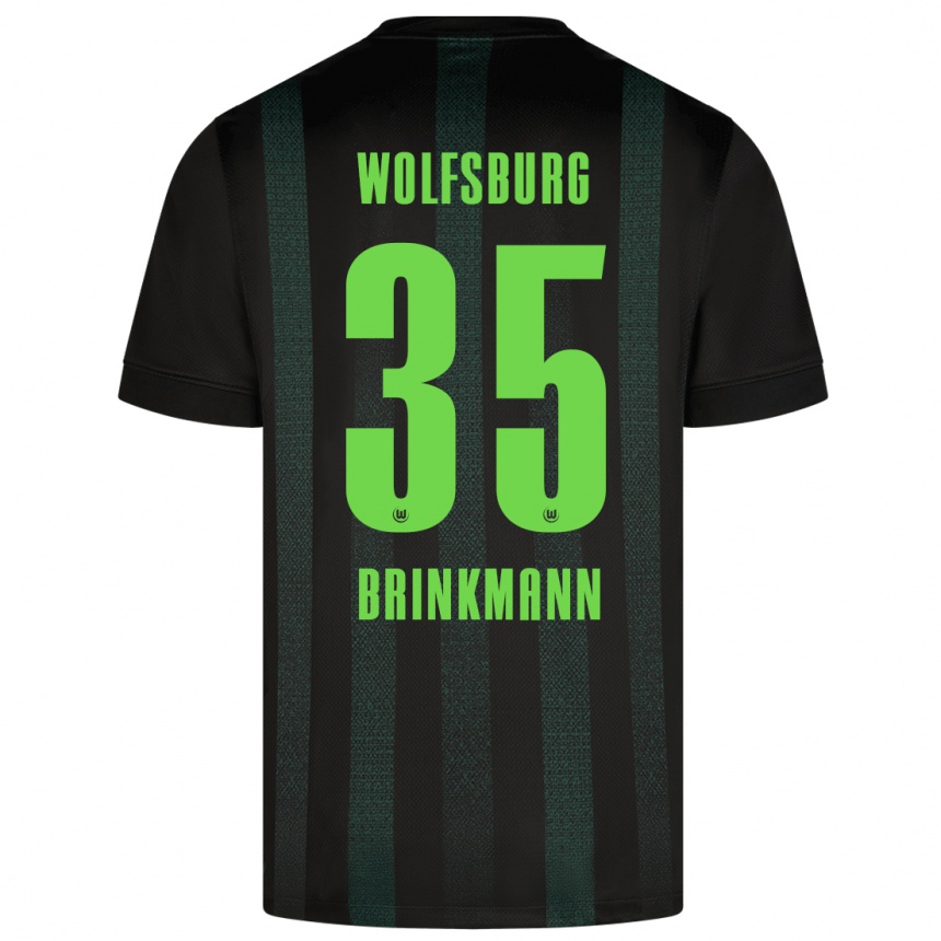 Niño Fútbol Camiseta Karla Brinkmann #35 Verde Oscuro 2ª Equipación 2024/25 México