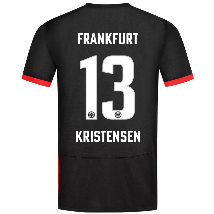 Niño Fútbol Camiseta Rasmus Kristensen #13 Negro 2ª Equipación 2024/25 México