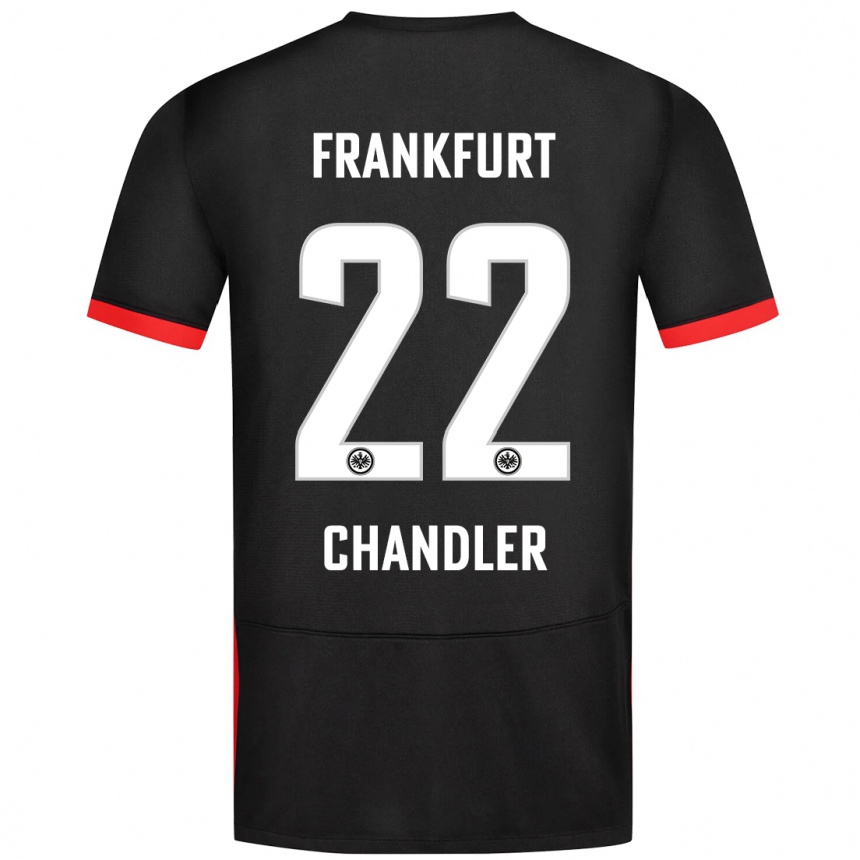 Niño Fútbol Camiseta Timothy Chandler #22 Negro 2ª Equipación 2024/25 México