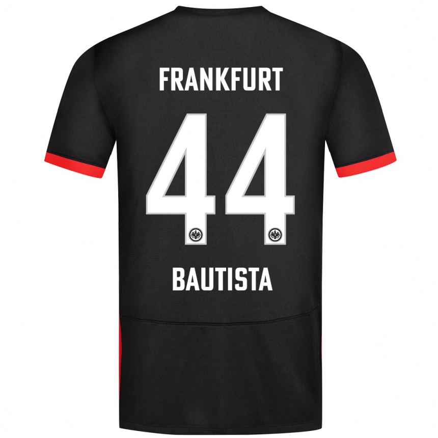 Niño Fútbol Camiseta Davis Bautista #44 Negro 2ª Equipación 2024/25 México