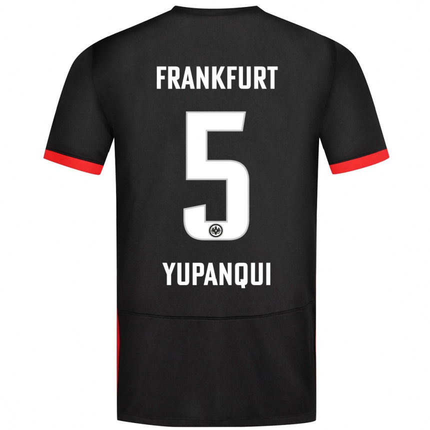 Niño Fútbol Camiseta Philipp Eisele Yupanqui #5 Negro 2ª Equipación 2024/25 México