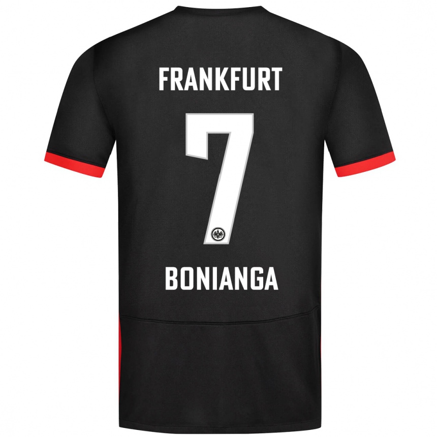 Niño Fútbol Camiseta Phinees Bonianga #7 Negro 2ª Equipación 2024/25 México