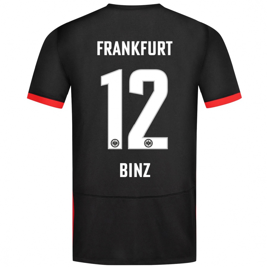 Niño Fútbol Camiseta Sam Binz #12 Negro 2ª Equipación 2024/25 México