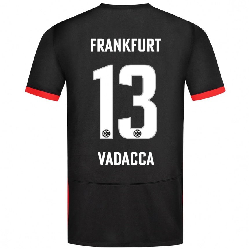 Niño Fútbol Camiseta Gianni Vadacca #13 Negro 2ª Equipación 2024/25 México