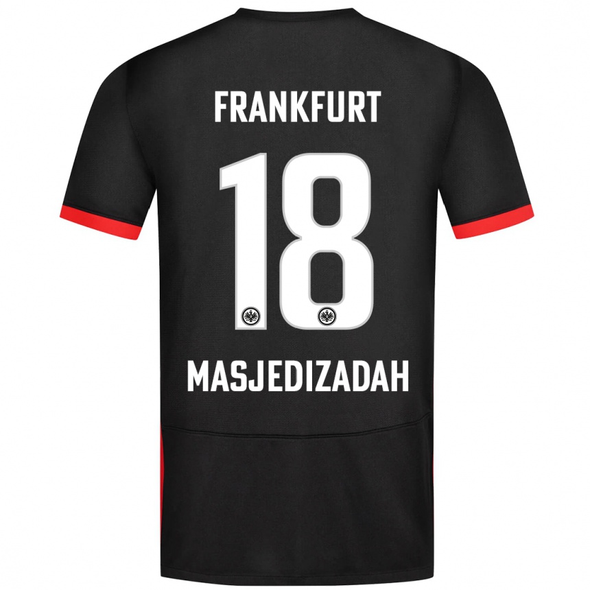 Niño Fútbol Camiseta Abolfazl Masjedizadah #18 Negro 2ª Equipación 2024/25 México