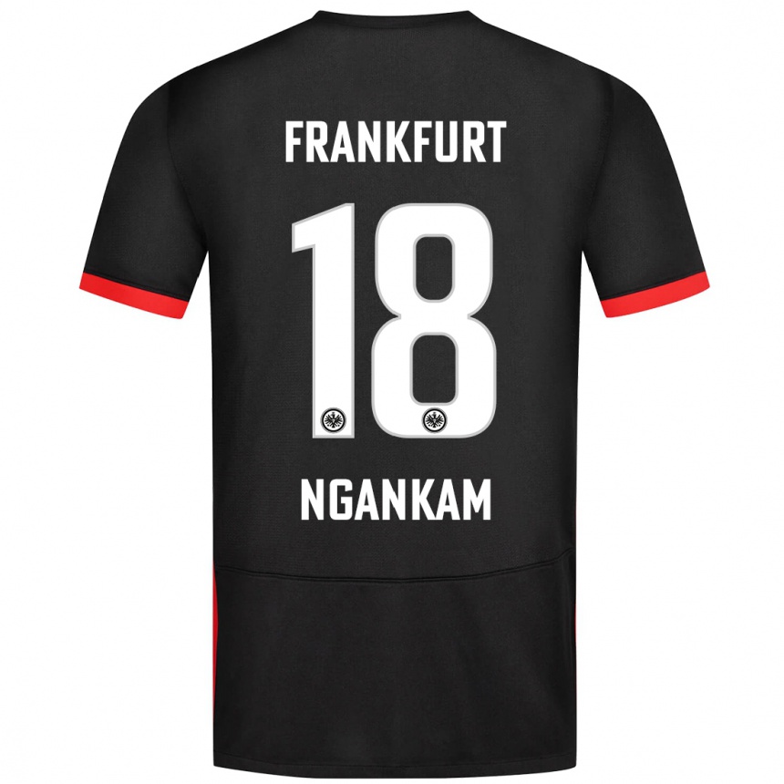 Niño Fútbol Camiseta Jessic Ngankam #18 Negro 2ª Equipación 2024/25 México