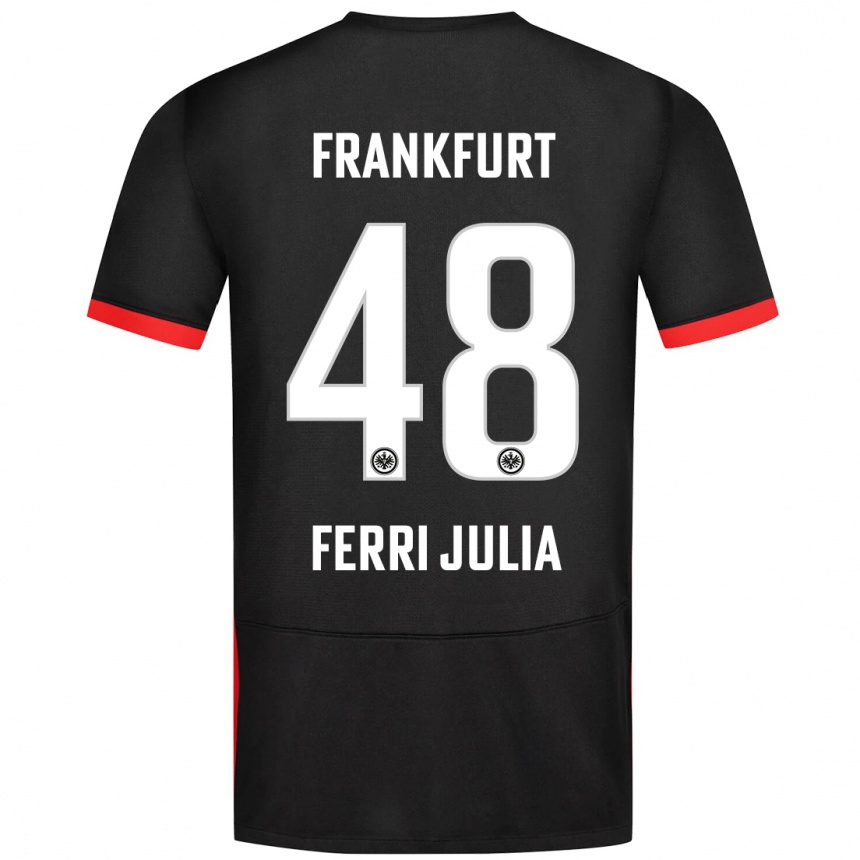 Niño Fútbol Camiseta Nacho Ferri #48 Negro 2ª Equipación 2024/25 México