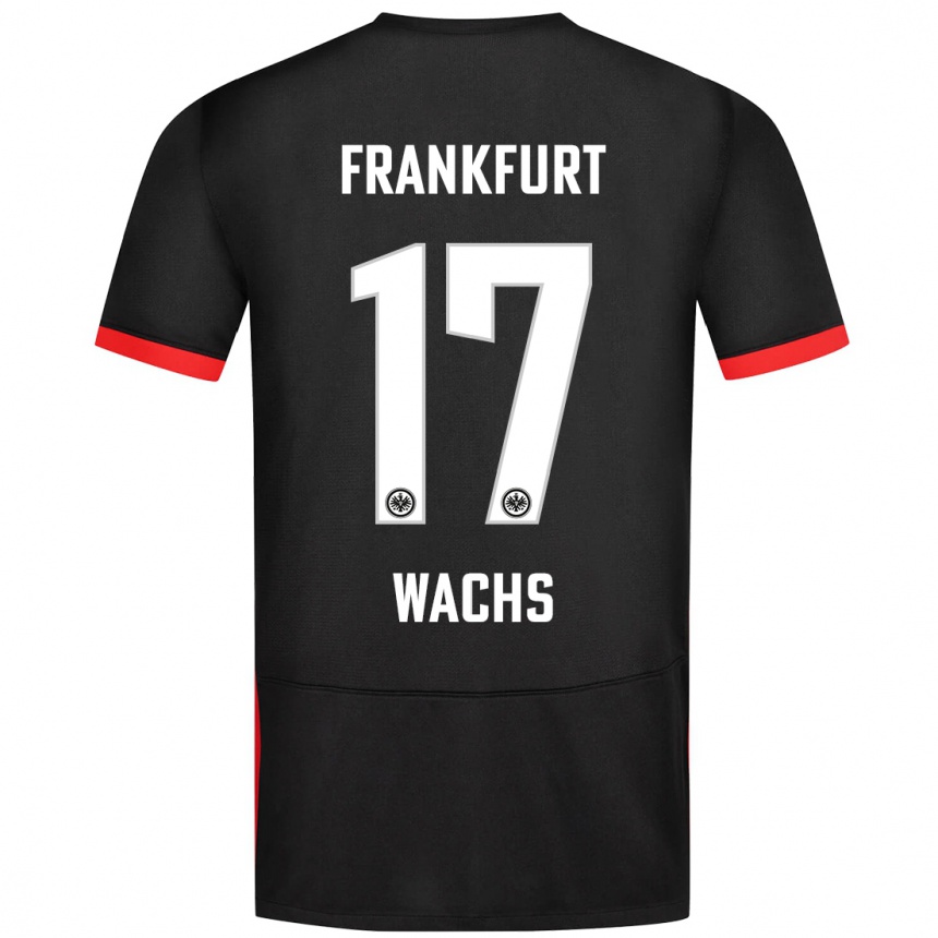 Niño Fútbol Camiseta Marc Wachs #17 Negro 2ª Equipación 2024/25 México