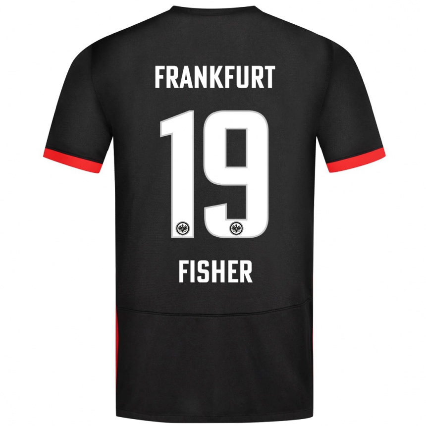 Niño Fútbol Camiseta Ben-Luca Fisher #19 Negro 2ª Equipación 2024/25 México