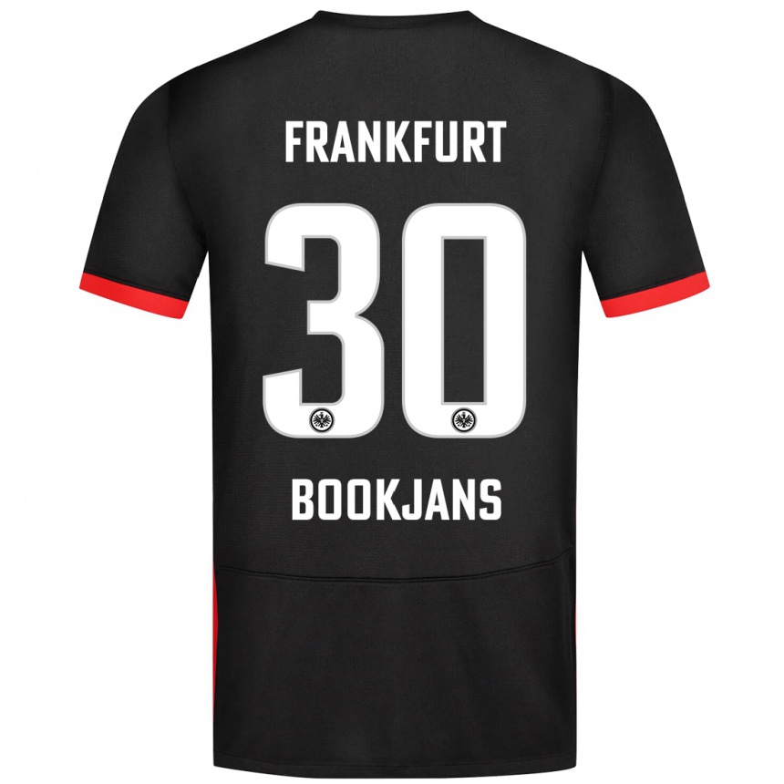 Niño Fútbol Camiseta Jakob Bookjans #30 Negro 2ª Equipación 2024/25 México