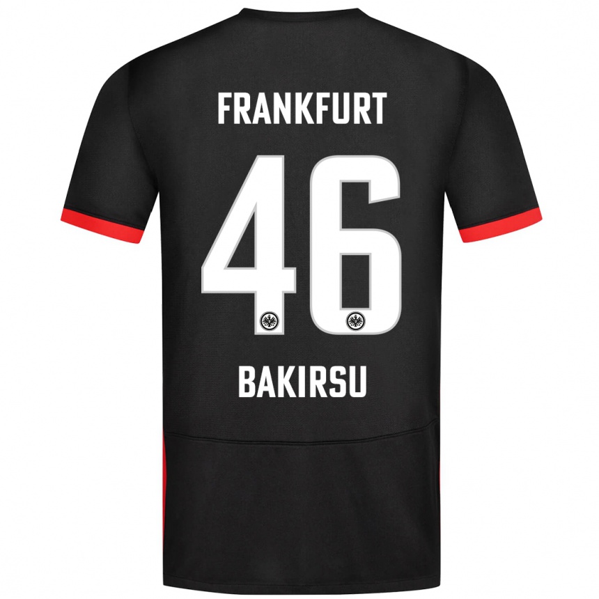 Niño Fútbol Camiseta Hüseyin Bakirsu #46 Negro 2ª Equipación 2024/25 México