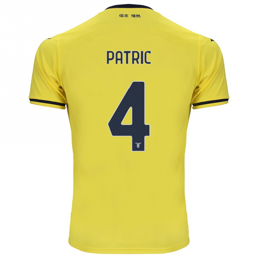 Niño Fútbol Camiseta Patric #4 Amarillo 2ª Equipación 2024/25 México