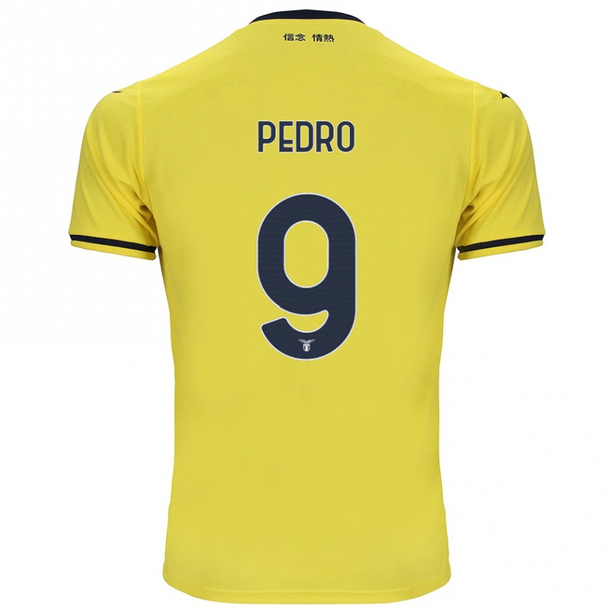 Niño Fútbol Camiseta Pedro #9 Amarillo 2ª Equipación 2024/25 México