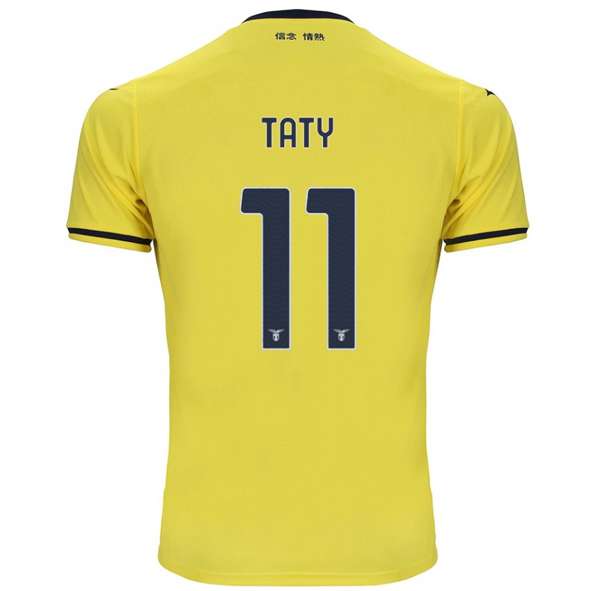 Niño Fútbol Camiseta Taty Castellanos #11 Amarillo 2ª Equipación 2024/25 México