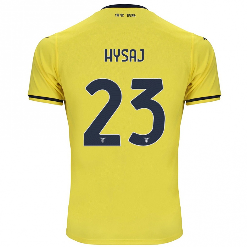 Niño Fútbol Camiseta Elseid Hysaj #23 Amarillo 2ª Equipación 2024/25 México