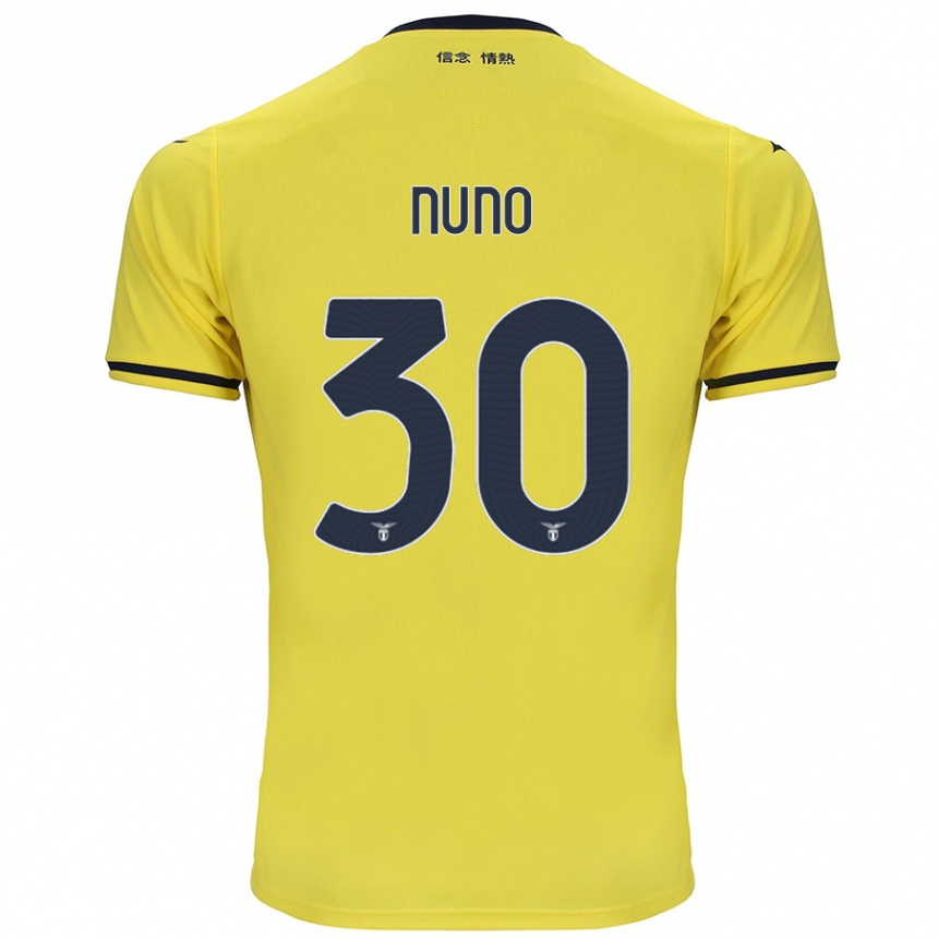 Niño Fútbol Camiseta Nuno Tavares #30 Amarillo 2ª Equipación 2024/25 México