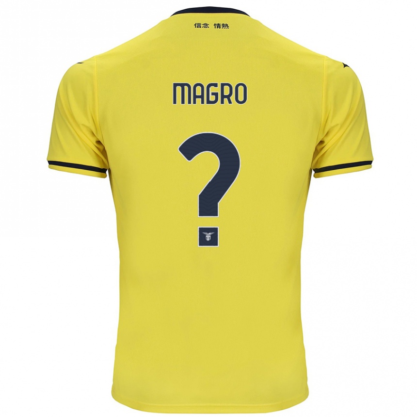 Niño Fútbol Camiseta Federico Magro #0 Amarillo 2ª Equipación 2024/25 México