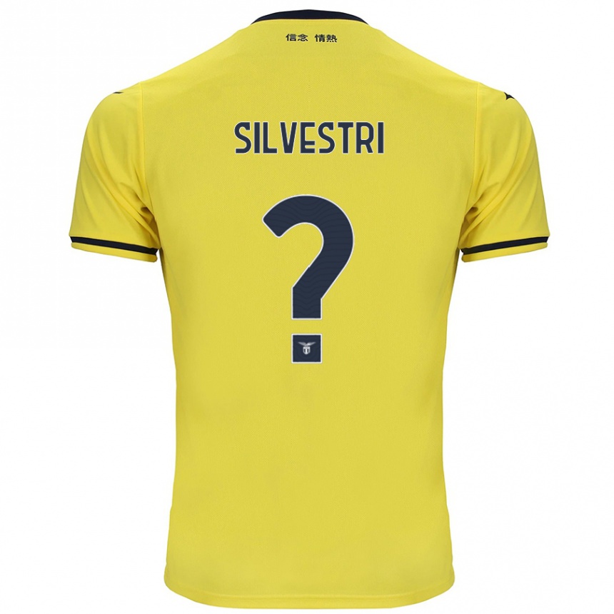 Niño Fútbol Camiseta Thomas Silvestri #0 Amarillo 2ª Equipación 2024/25 México