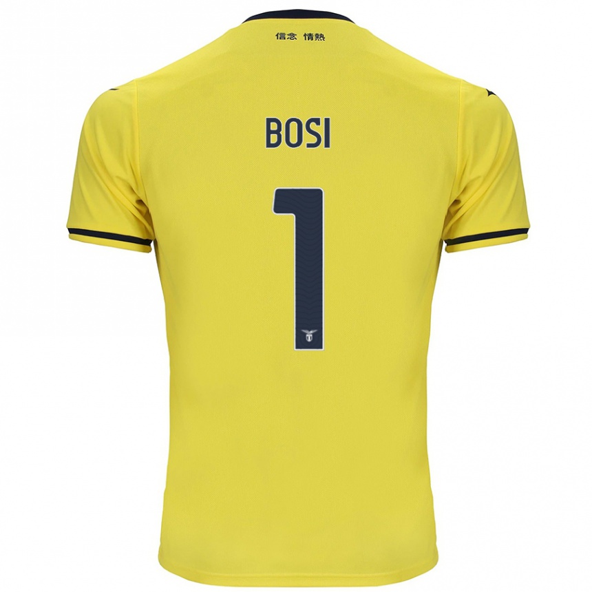 Niño Fútbol Camiseta Gioele Bosi #1 Amarillo 2ª Equipación 2024/25 México