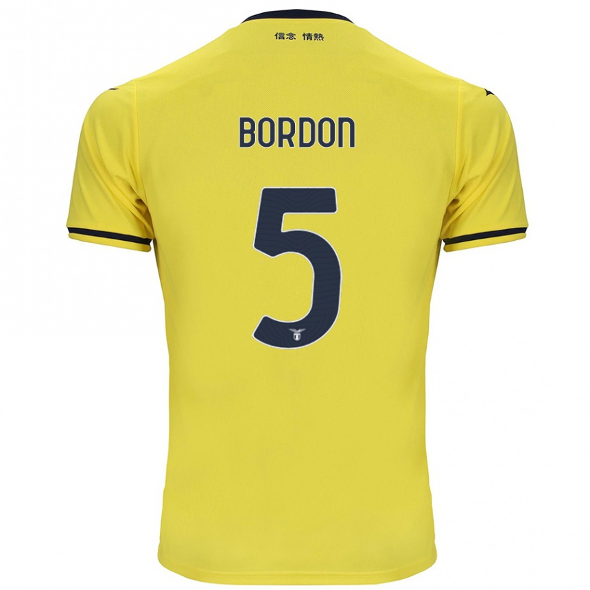 Niño Fútbol Camiseta Filipe Bordon #5 Amarillo 2ª Equipación 2024/25 México