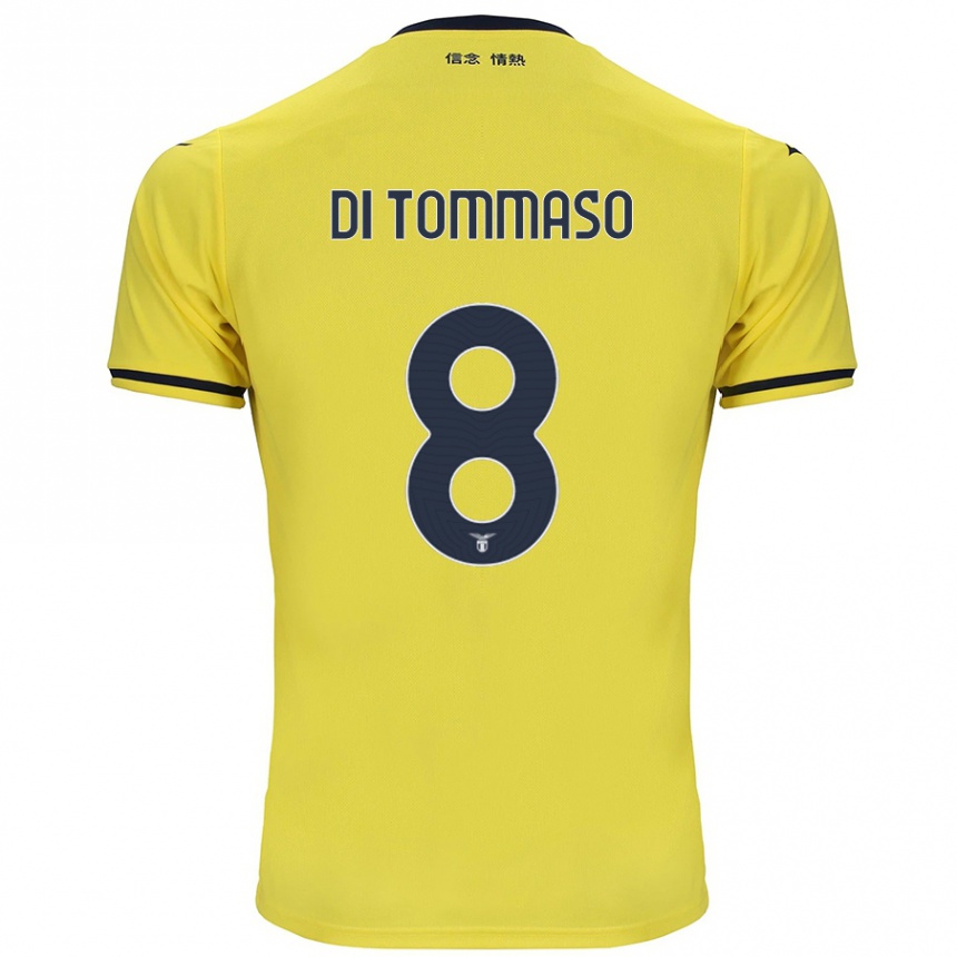 Niño Fútbol Camiseta Leonardo Di Tommaso #8 Amarillo 2ª Equipación 2024/25 México