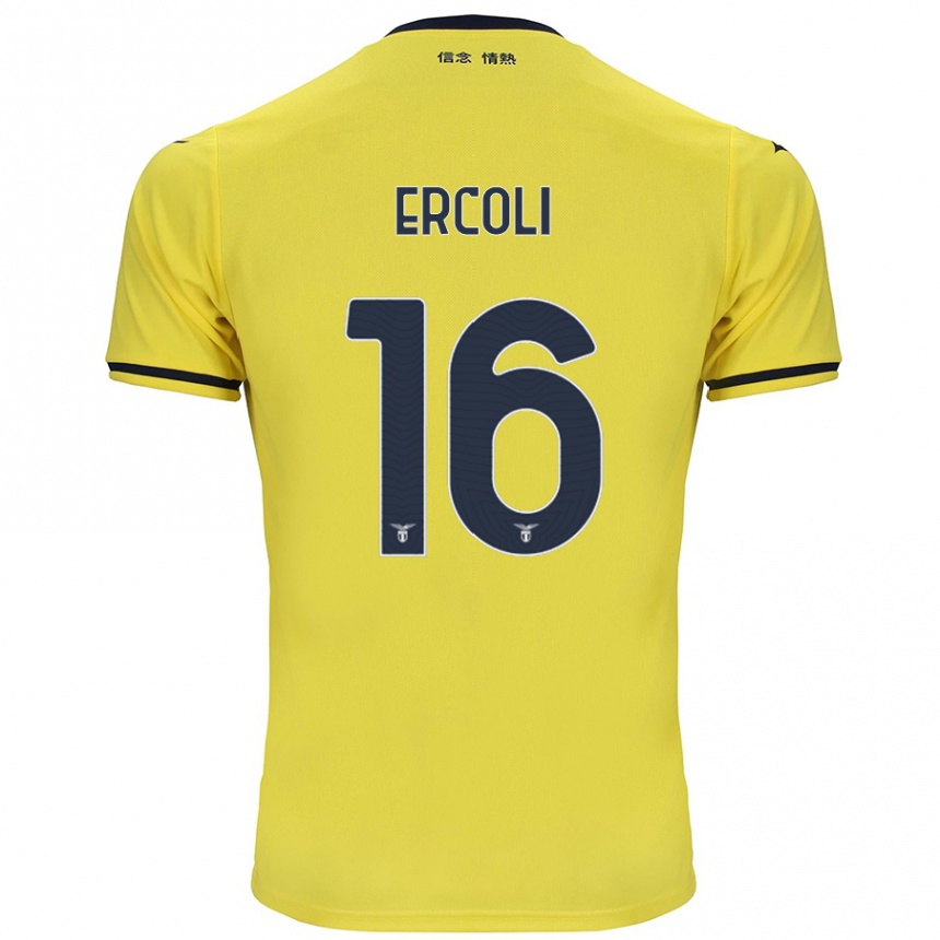 Niño Fútbol Camiseta Michele Ercoli #16 Amarillo 2ª Equipación 2024/25 México