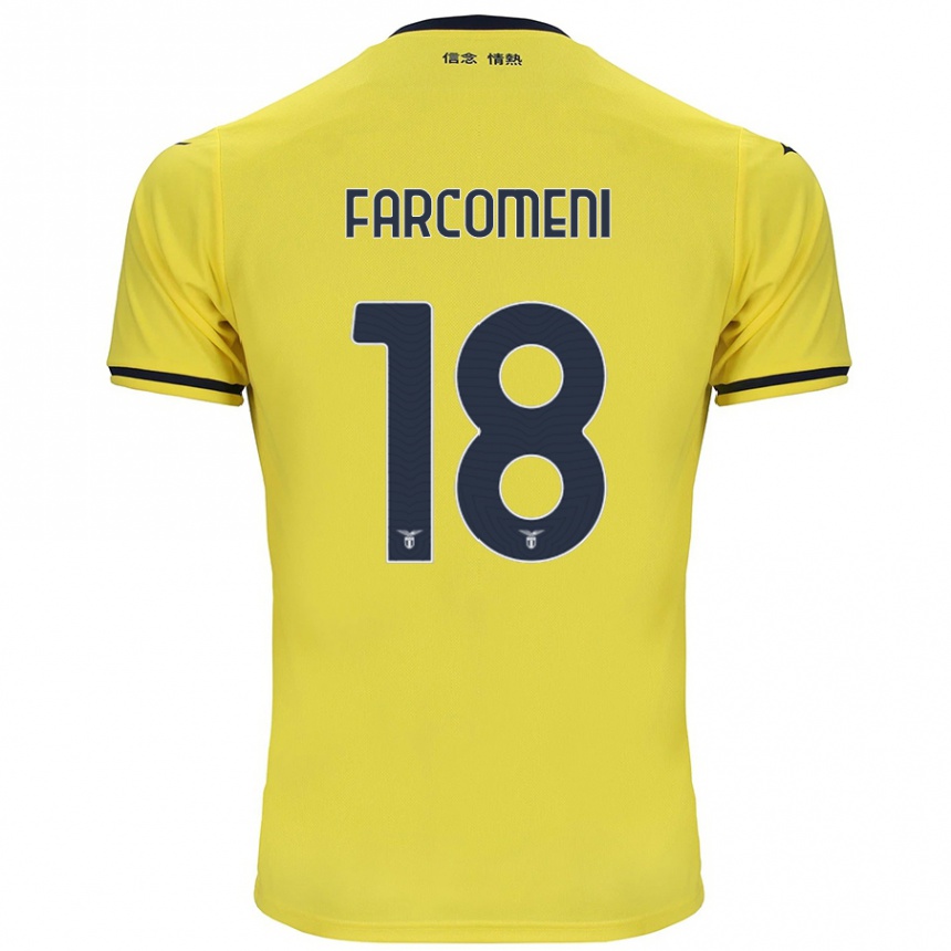 Niño Fútbol Camiseta Valerio Farcomeni #18 Amarillo 2ª Equipación 2024/25 México