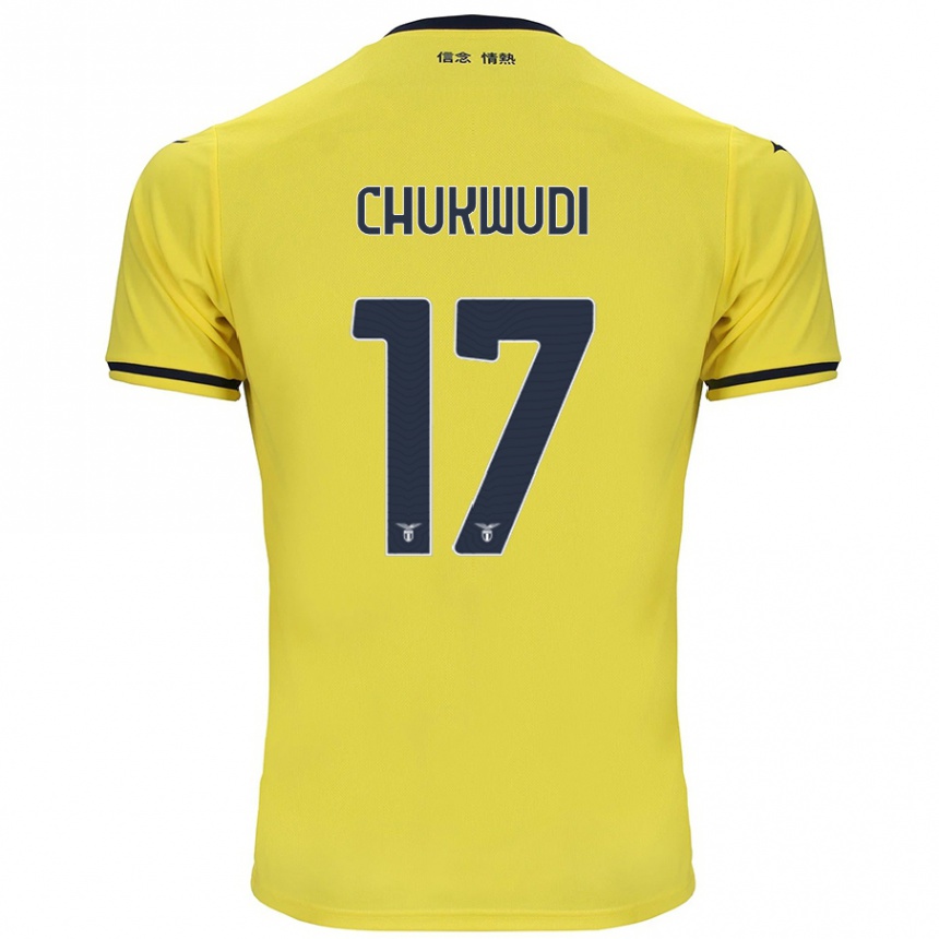 Niño Fútbol Camiseta Ogonna Franca Chukwudi #17 Amarillo 2ª Equipación 2024/25 México