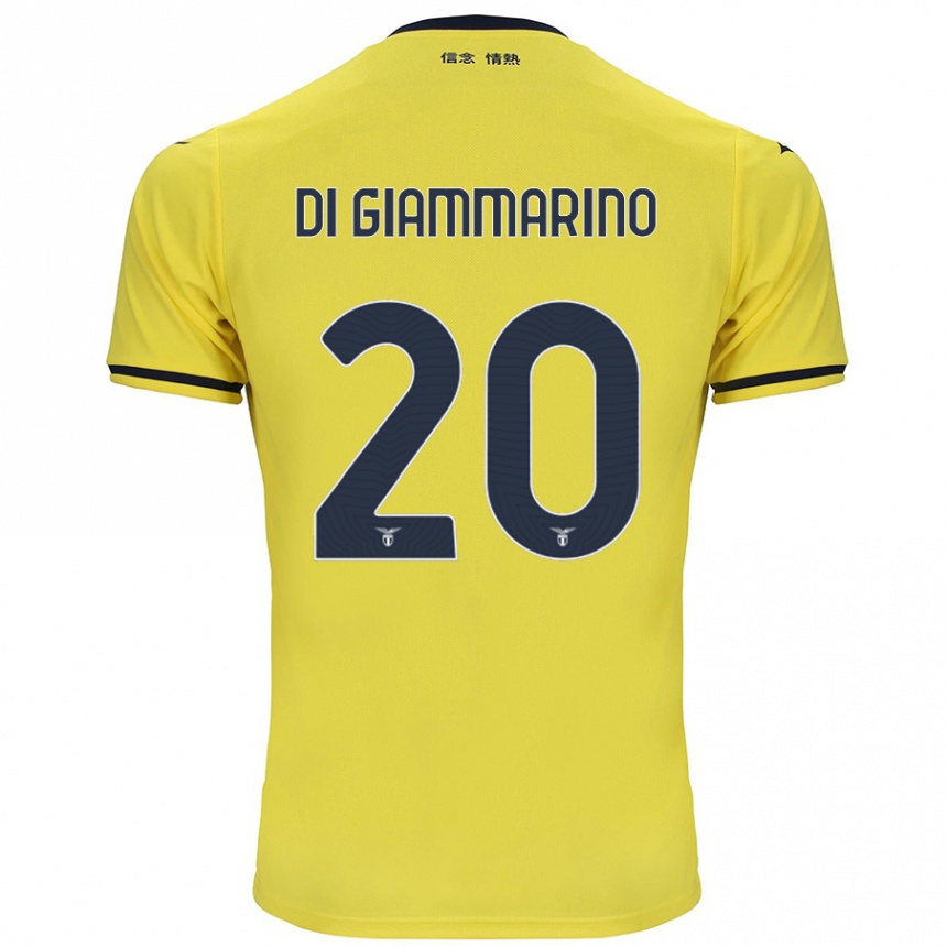 Niño Fútbol Camiseta Virginia Di Giammarino #20 Amarillo 2ª Equipación 2024/25 México