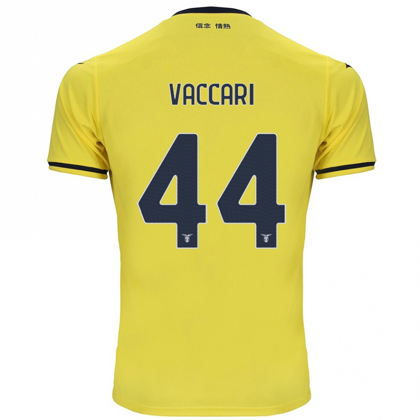 Niño Fútbol Camiseta Flavia Vaccari #44 Amarillo 2ª Equipación 2024/25 México