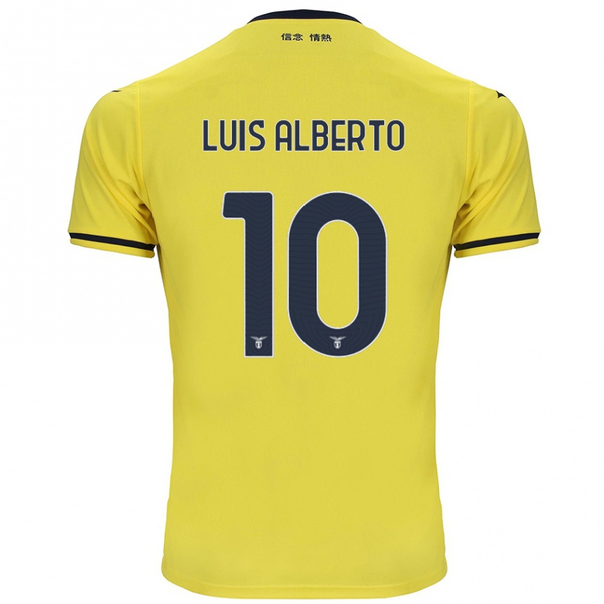 Niño Fútbol Camiseta Luis Alberto #10 Amarillo 2ª Equipación 2024/25 México