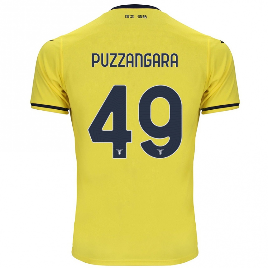 Niño Fútbol Camiseta Angelo Antonio Puzzangara #49 Amarillo 2ª Equipación 2024/25 México