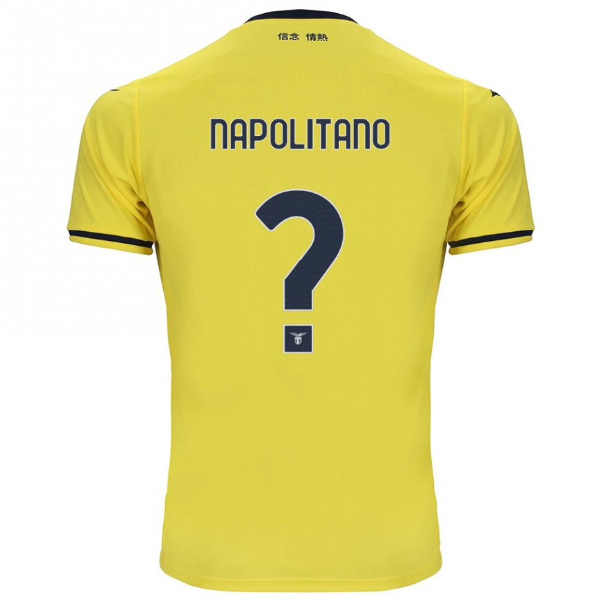 Niño Fútbol Camiseta Federico Napolitano #0 Amarillo 2ª Equipación 2024/25 México