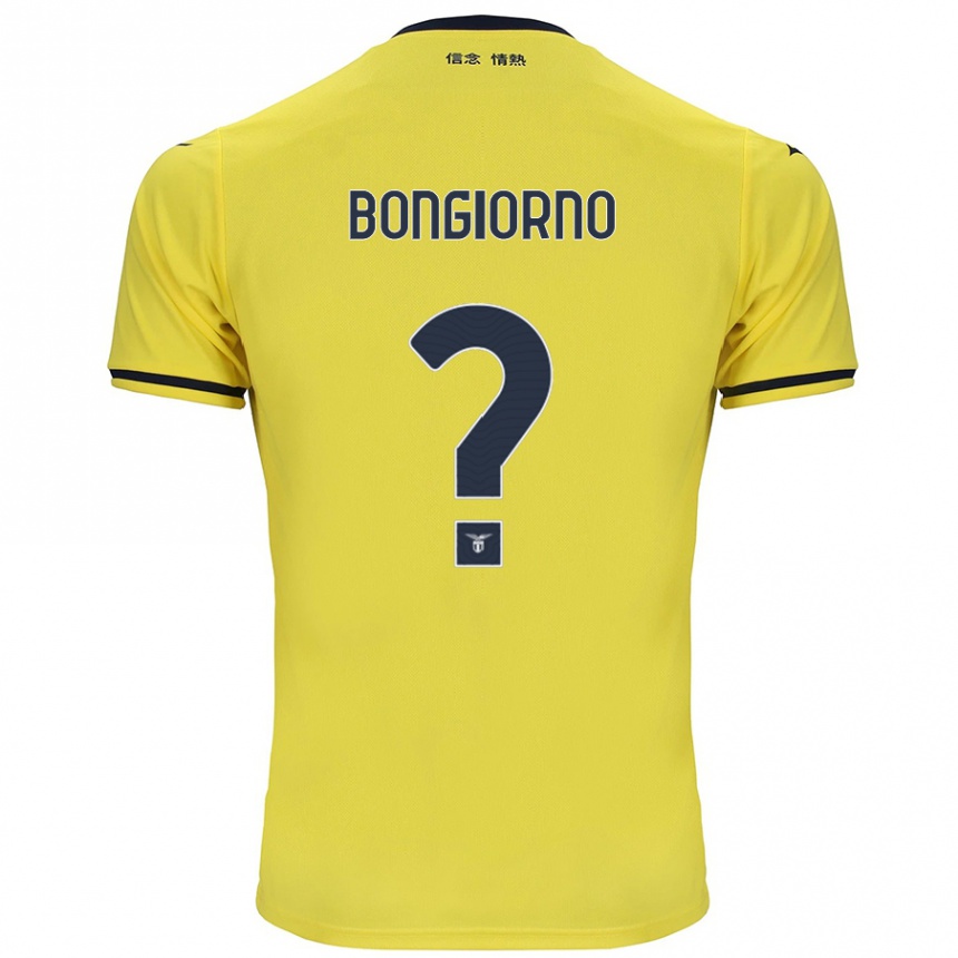 Niño Fútbol Camiseta Dario Bongiorno #0 Amarillo 2ª Equipación 2024/25 México