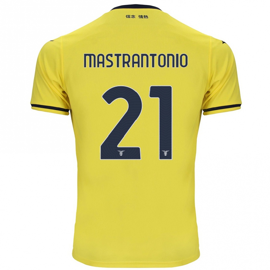 Niño Fútbol Camiseta Ella Mastrantonio #21 Amarillo 2ª Equipación 2024/25 México