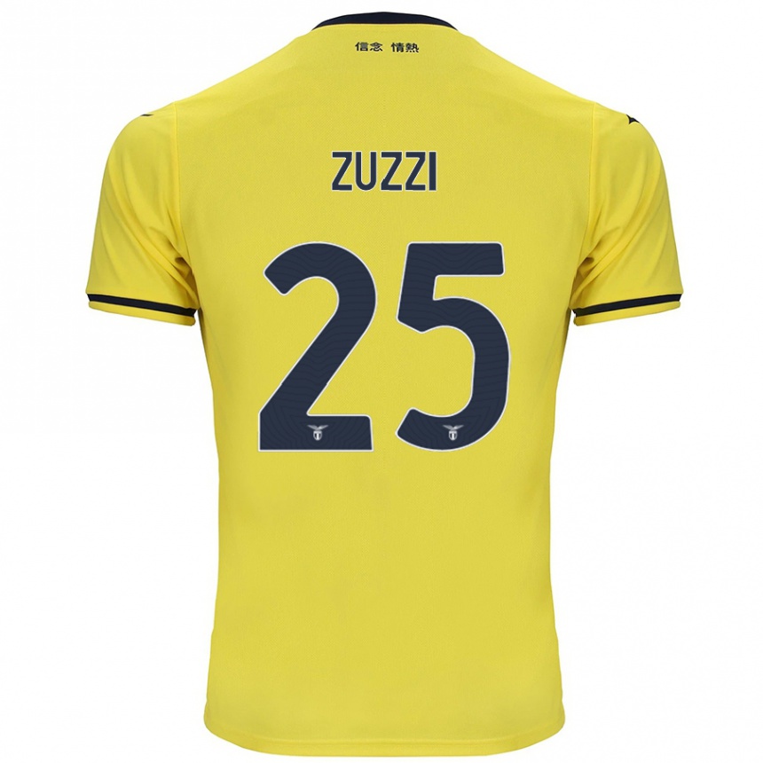 Niño Fútbol Camiseta Giorgia Zuzzi #25 Amarillo 2ª Equipación 2024/25 México