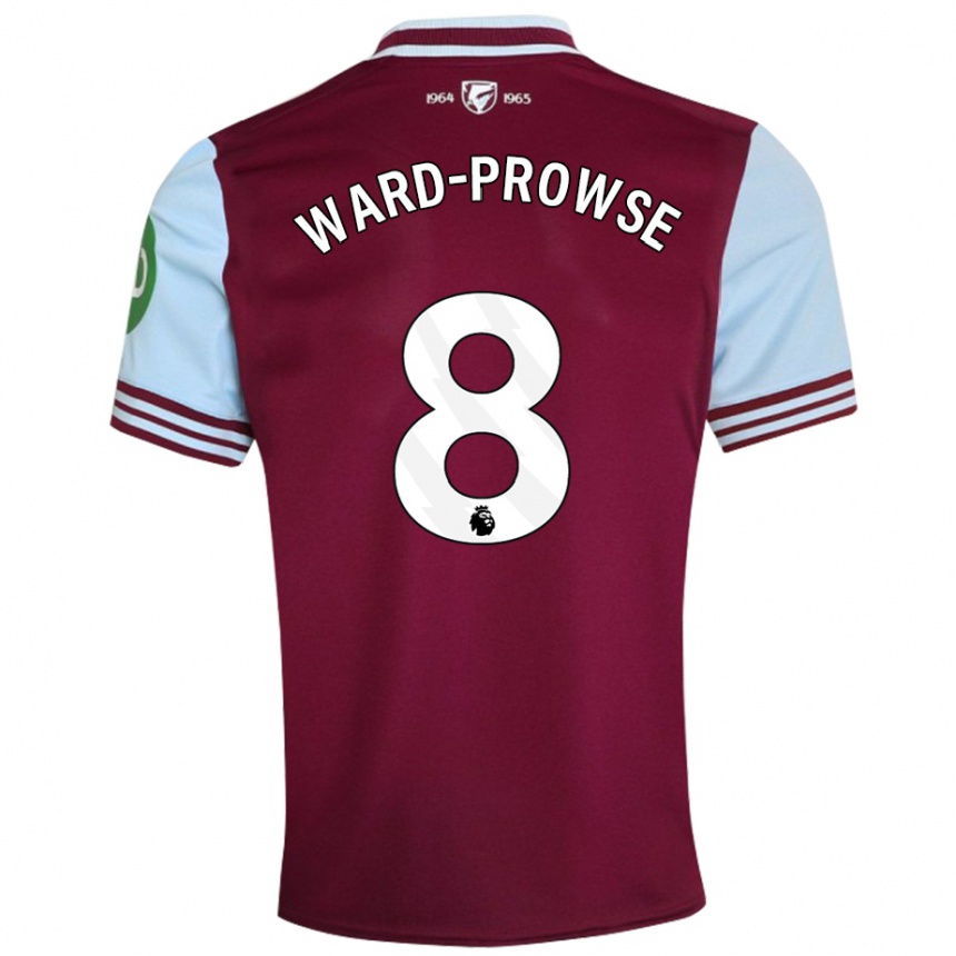 Hombre Fútbol Camiseta James Ward-Prowse #8 Rojo Oscuro 1ª Equipación 2024/25 México